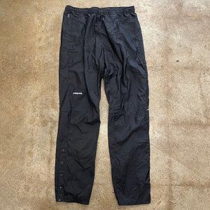 Men's Patagonia Houdini Packable Wind Pants Black Size Large